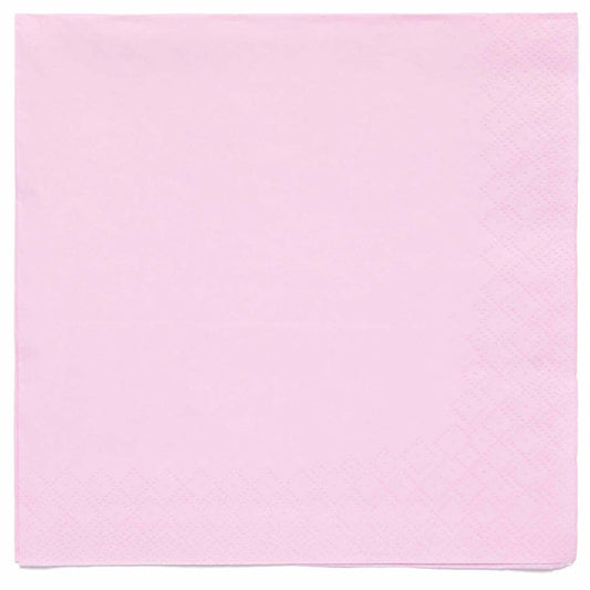 20 SERVIETTEN ROSA 33 × 33 CM 🔶