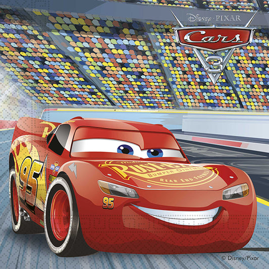 20 PAPIERSERVETTEN CARS 3 🔶