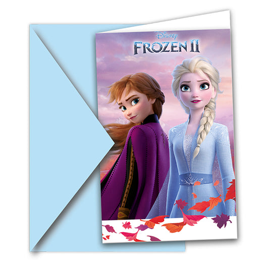 6 EINLADUNGEN FROZEN II 🔶