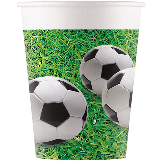 8 x 200 ml Fußballtassen 🔶