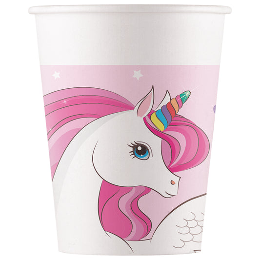 8 EINHORN GLÄSER 200 ML 🔶