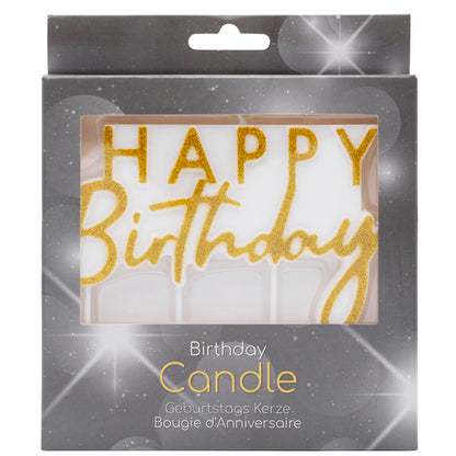ALLES GUTE ZUM GEBURTSTAG, GOLDENE KERZE 🔶