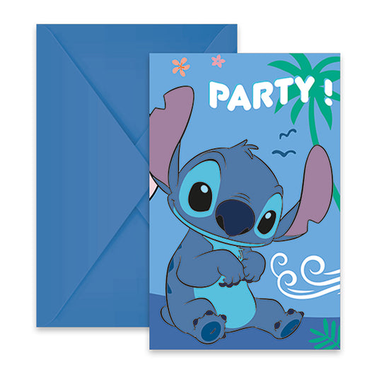 6 SET DI INVITI STITCH 🔶