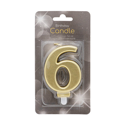6 goldene Kerzen für Zähne 🔶