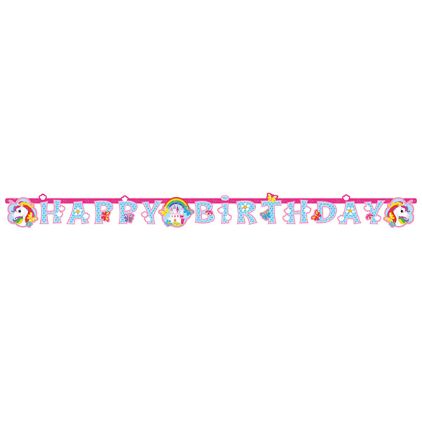 EINHORN-STRUMPFBAND FÜR PARTY 180 × 15 CM 🔶