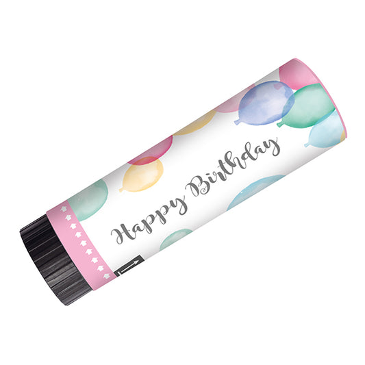 2 KONFETTIKANONEN ALLES GUTE ZUM GEBURTSTAG PASTEL 🔶