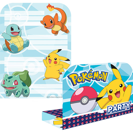 8 SET DI INVITI POKÉMON CON BUSTE INCLUSE 🔶