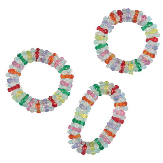 CONFEZIONE DA 8 BRACCIALETTI DI CRISTALLO PER FESTE 🔶