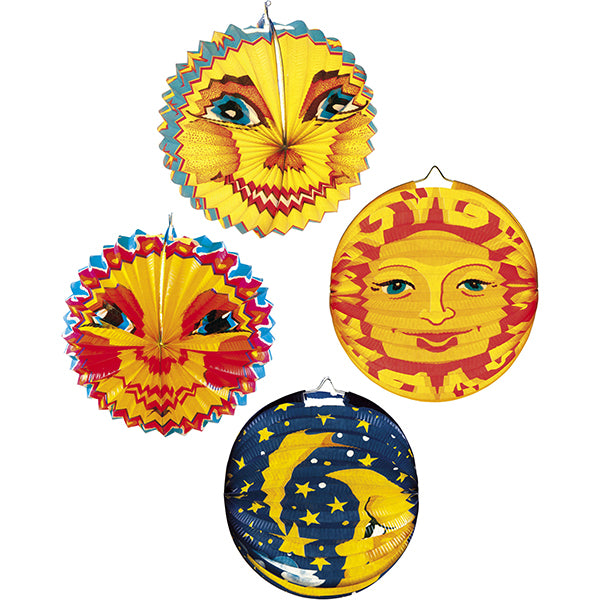LANTERNE ASSORTIES LUNE ET SOLEIL 🔶