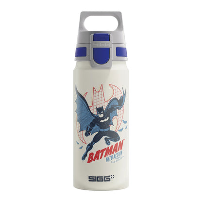 GOURDE POUR ENFANTS WMB ONE BATMAN INTO ACTION BLANCHE 0,6 L
