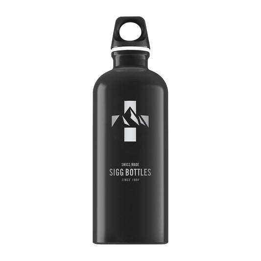 TRINKFLASCHE MOUNTAIN BLACK 0,6 L