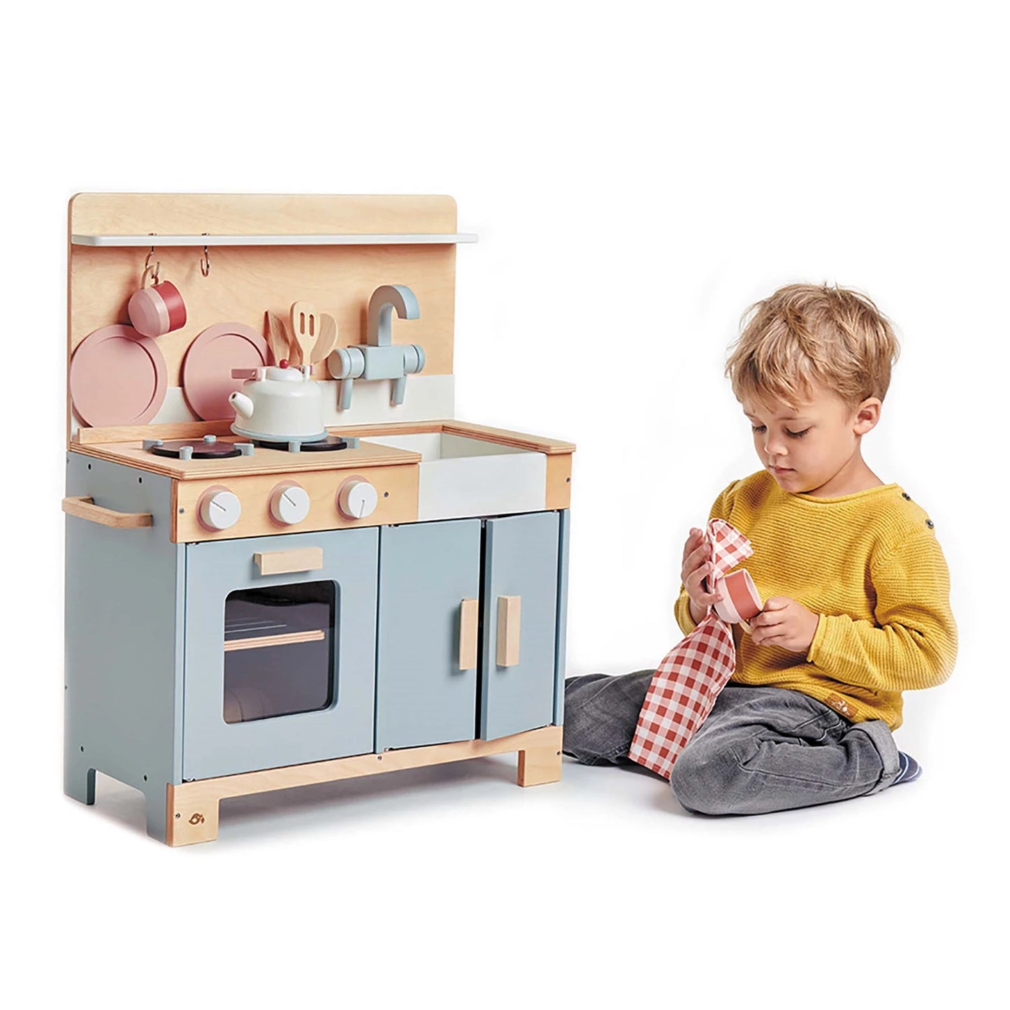 CUISINE ENFANT GRISE AVEC ACCESSOIRES