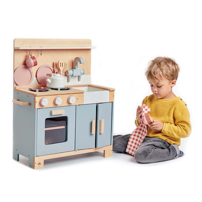 CUISINE ENFANT GRISE AVEC ACCESSOIRES