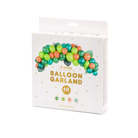 BALLONGIRLANDE GRÜN 2 M 🔶