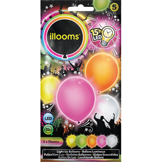 5 PALLONCINI LED ASSORTITI – ESTATE 🔶
