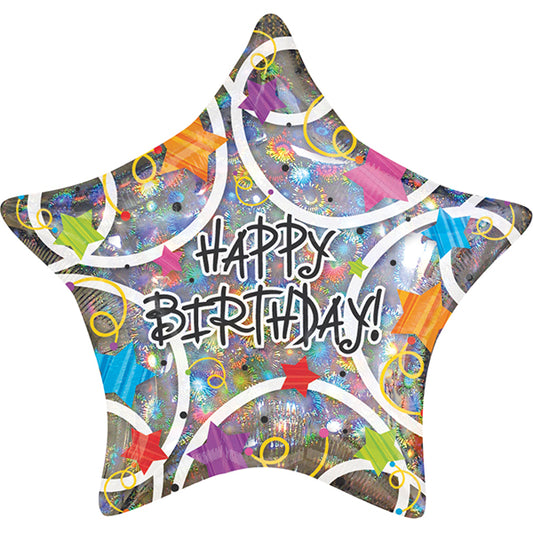FOLIE BALLON STERN ALLES GUTE ZUM GEBURTSTAG 🔶