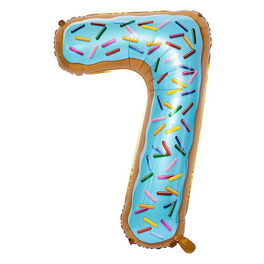 Kuchen Nummer 7 mit Folienballon 🔶