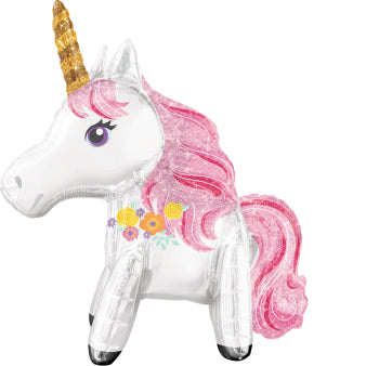 MAGISCHER EINHORN-FOLIOBALLON 55 × 63 CM 🔶