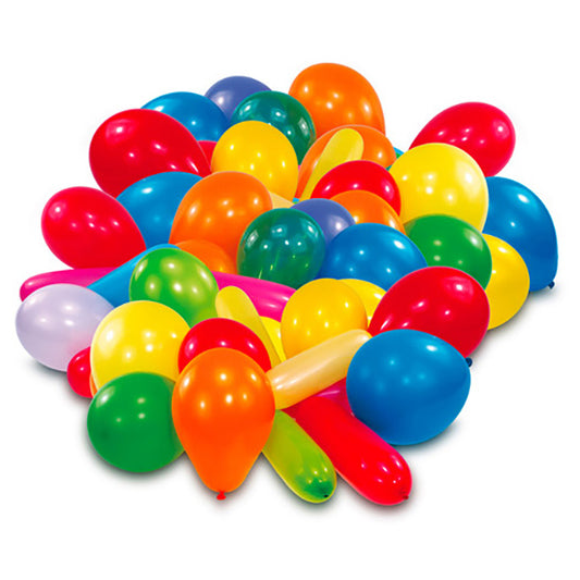 50 FARBIG SORTIERTE BALLONS 🔶