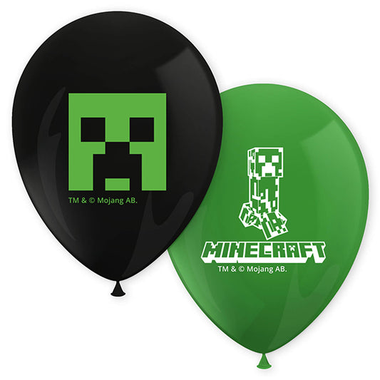 8 MINECRAFT-BALLONS 🔶