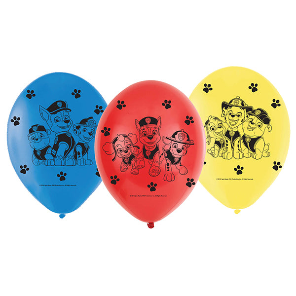 6 BALLONS PAT PATROUILLE 🔶