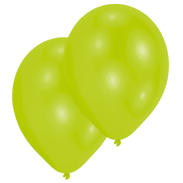 10 BALLONS VERT CLAIR 27,5 CM 🔶