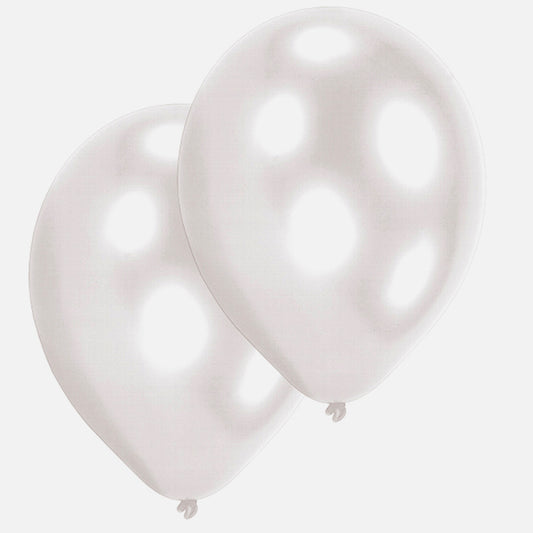 10 PALLONCINI BIANCHI 27,5 CM 🔶