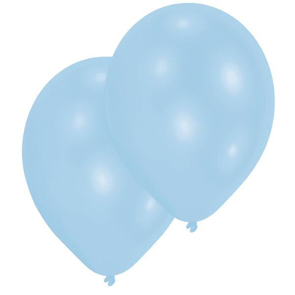 10 BLAUE LUFTBALLONS, 27,5 CM 🔶