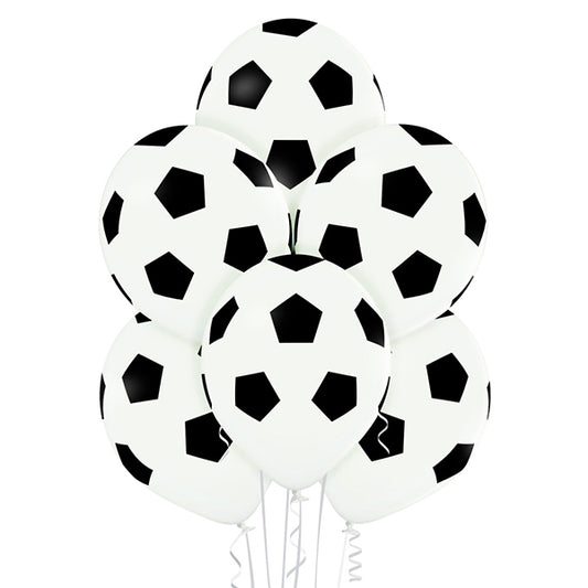 6 FUSSBALL-BALLONS 27,5 CM 🔶
