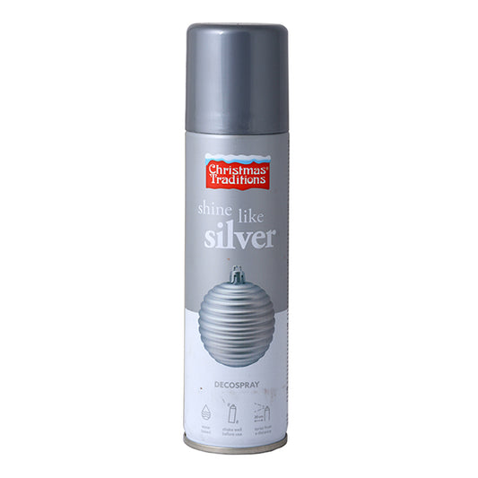 SPRAY DÉCORATIF ARGENT 150 ML 🔶