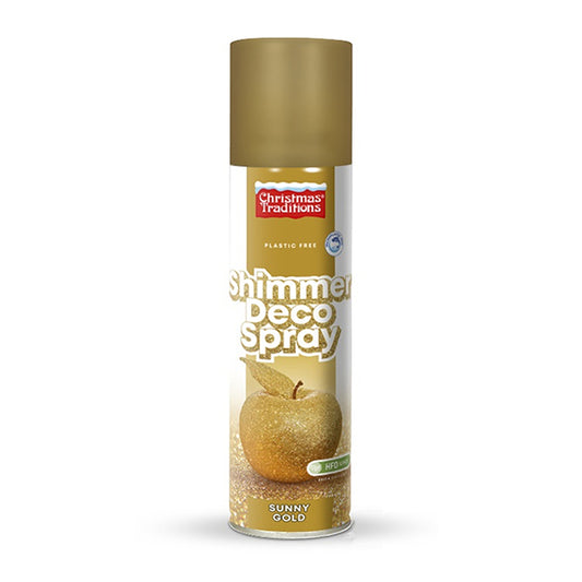 SPRAY PAILLETÉ DÉCORATIF OR 100 ML 🔶