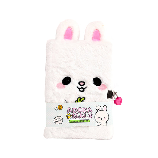 CARNET LAPIN EN PELUCHE 🔶