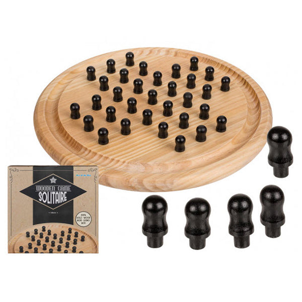 JEU DE SOLITAIRE EN BOIS 🔶