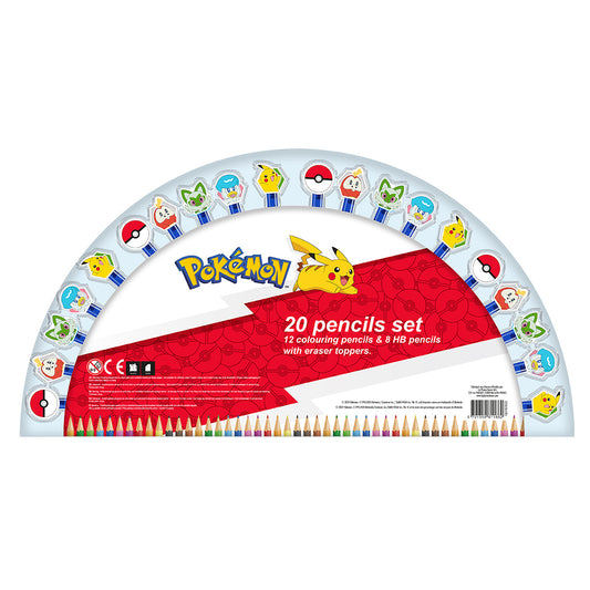 SET DE CRAYONS DE COULEUR POKÉMON 🔶