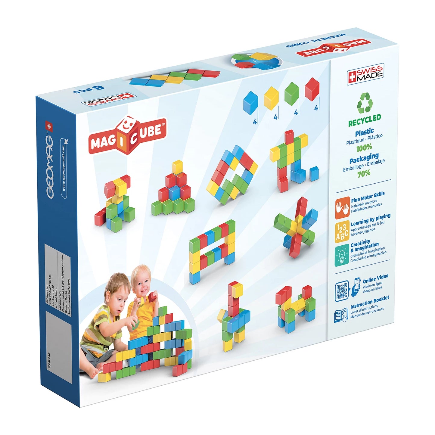 MAGICUBE CRÉATIF SET 8 PIÈCES