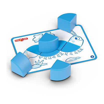BLOCS ET CARTES MAGICUBE 16 PIÈCES