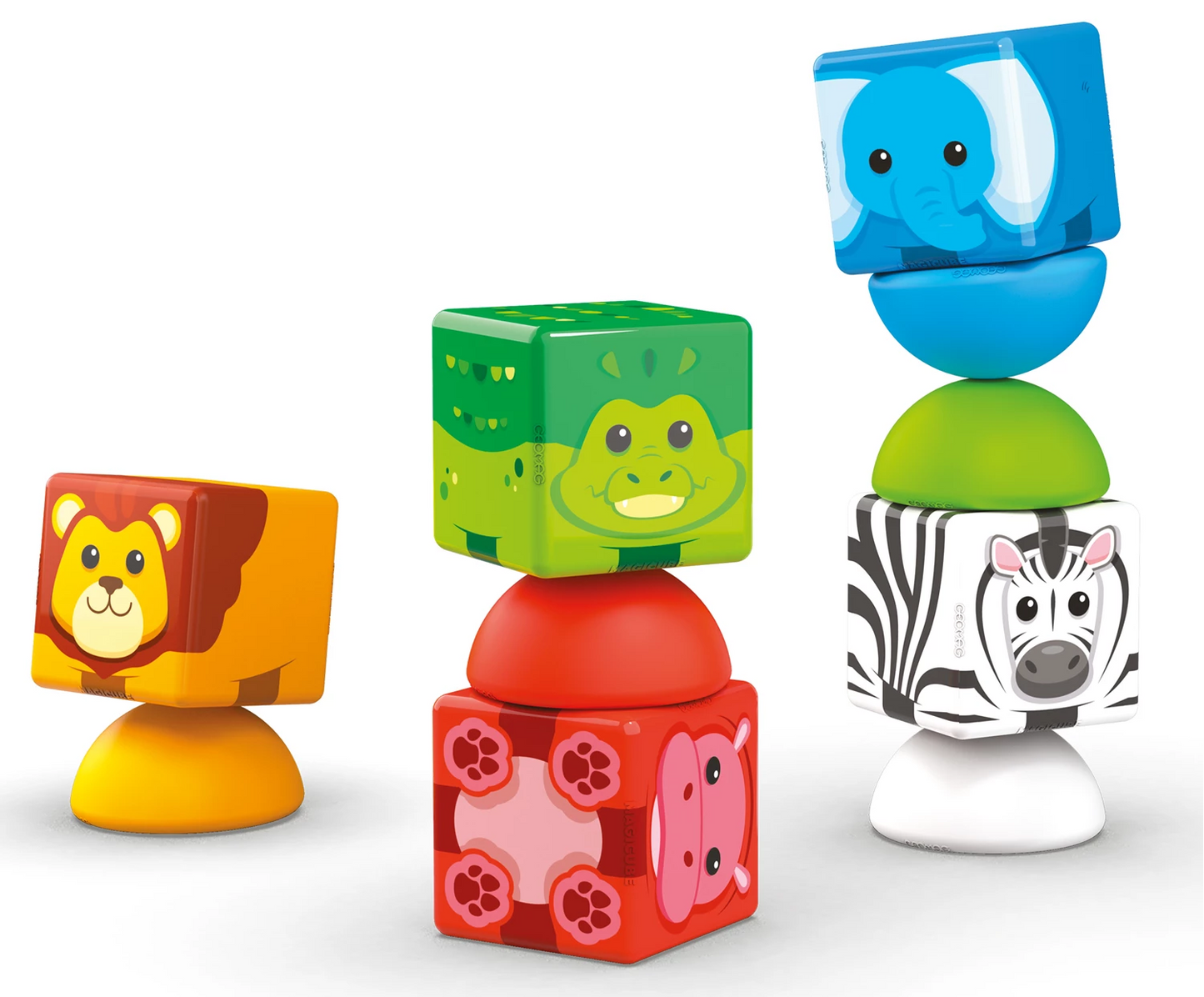 MAGICUBE BLOCS À EMPILER SAFARI 10 PIÈCES