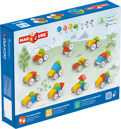 MAGICUBE BLOCS VOITURES 10 PIÈCES