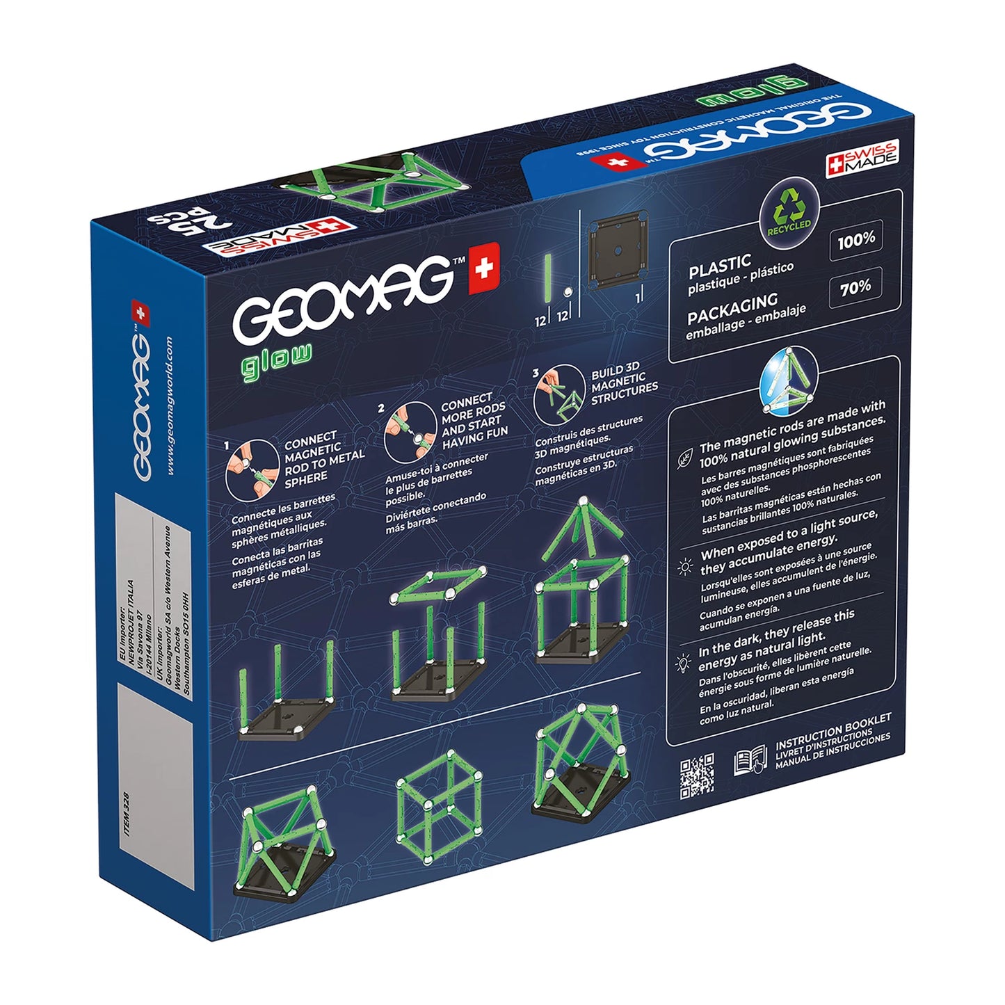 LIGNE GLOW GREEN 25 PIÈCES