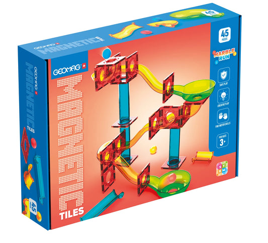 PIASTRELLE MAGNETICHE MARBLE RUN 45 PEZZI