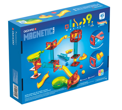 PIASTRELLES MAGNÉTIQUES MARBLE RUN 45 PIÈCES