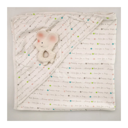 GESCHENKSET MEIYA MIT STOFFTUCH UND ZAHNUNGSRING