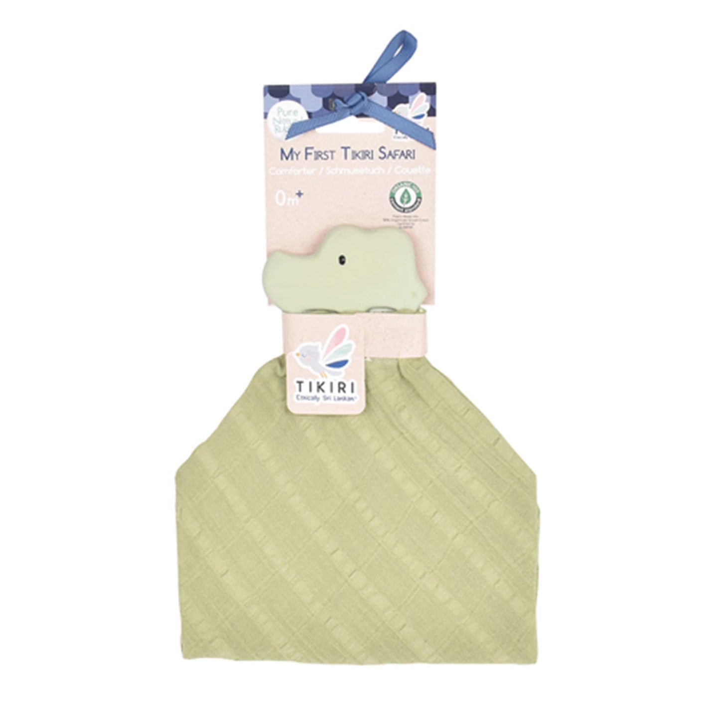 CROCODILE EN PELUCHE EN CAOUTCHOUC NATUREL