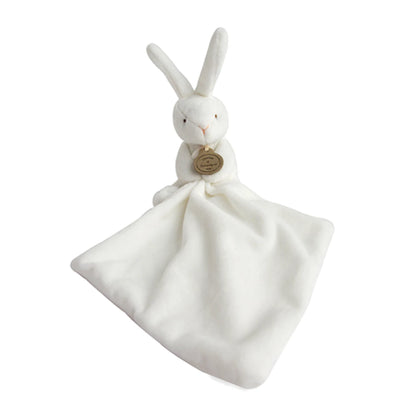 LAPIN AVEC PELUCHE, NATUREL, 10 CM