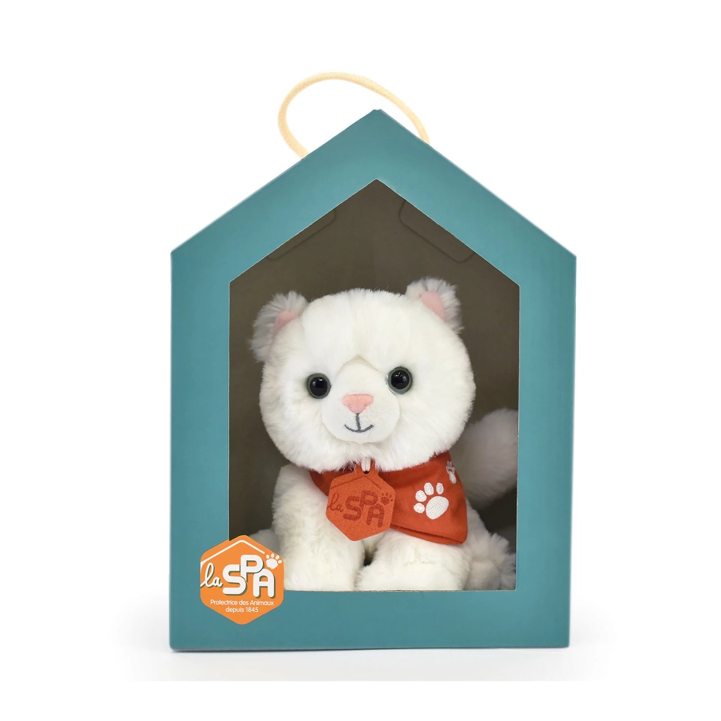 CHAT BLANC, 16 CM