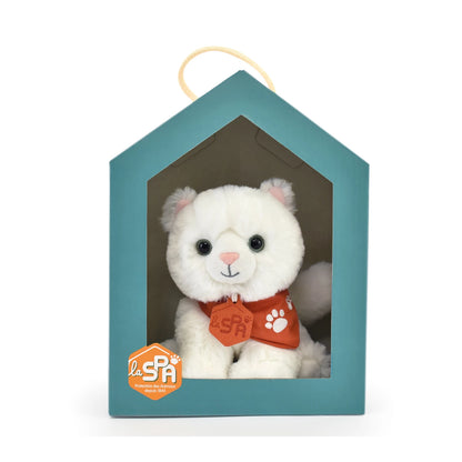 CHAT BLANC, 16 CM