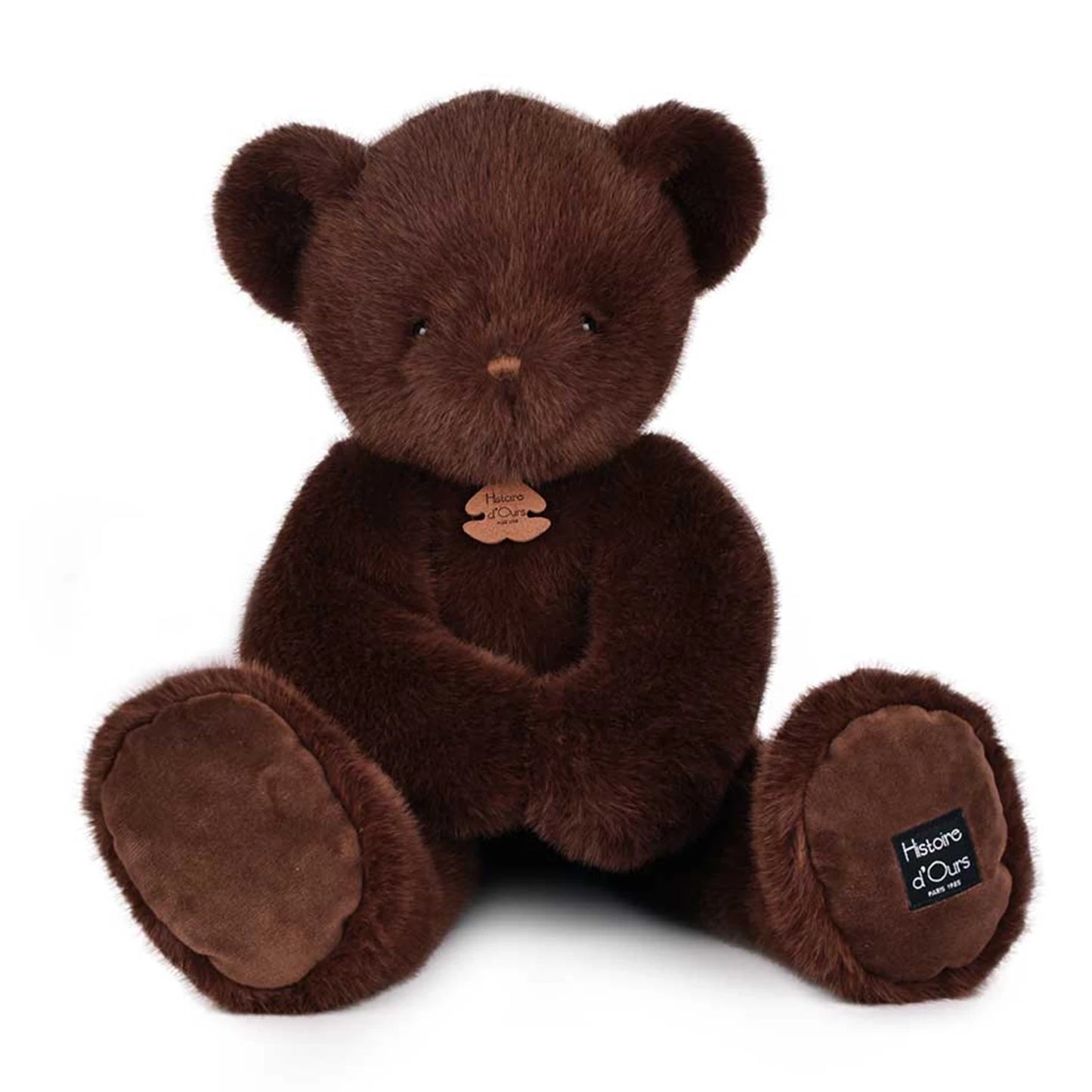 OURSON CLÉMENTIN, MARRON CHOCOLAT, 60 CM