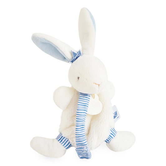 CONIGLIETTO MARINAIO CON CATENELLA PORTA CIUCCIO 15 CM