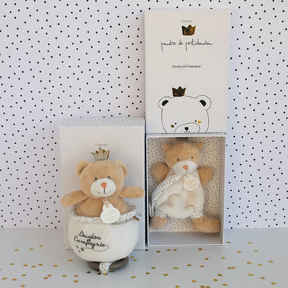 BOÎTE À MUSIQUE PRINCE OURS 14CM