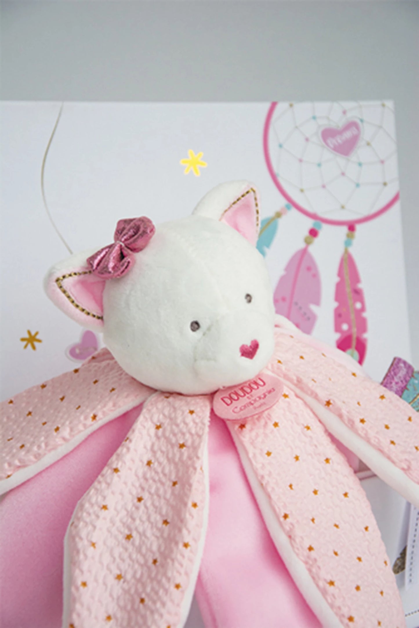 TRAUMFÄNGER KATZE, BLUME, 26 CM